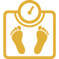 icon of feet on scales